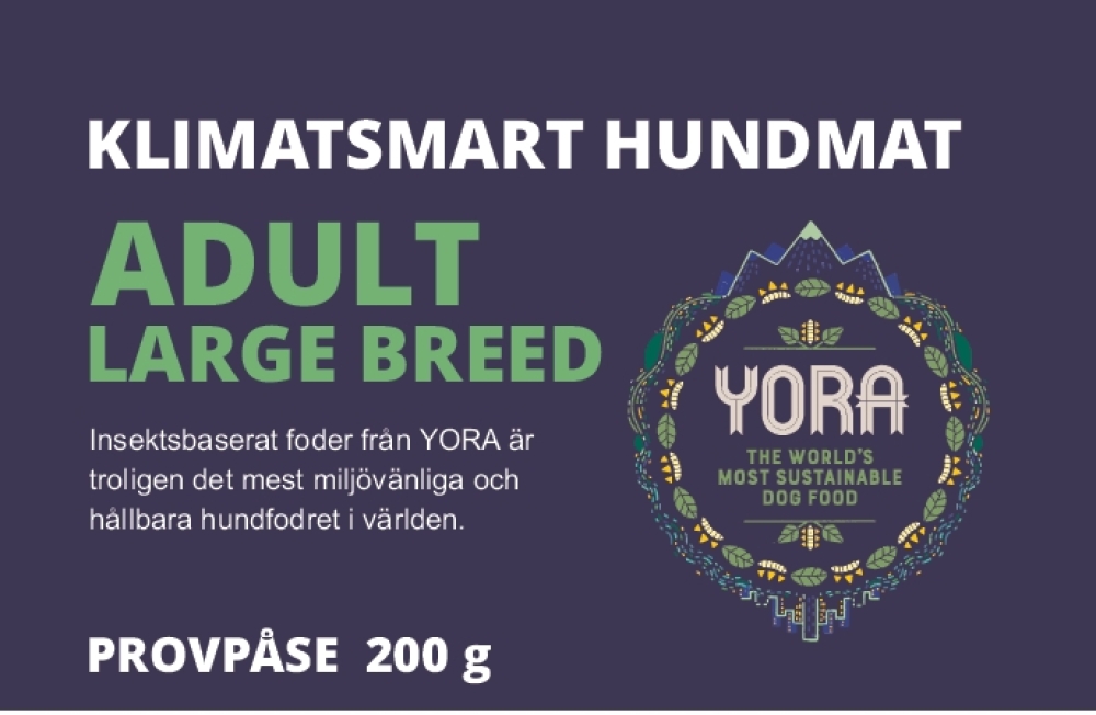 YORA Dog Adult Large Breed 200g påse