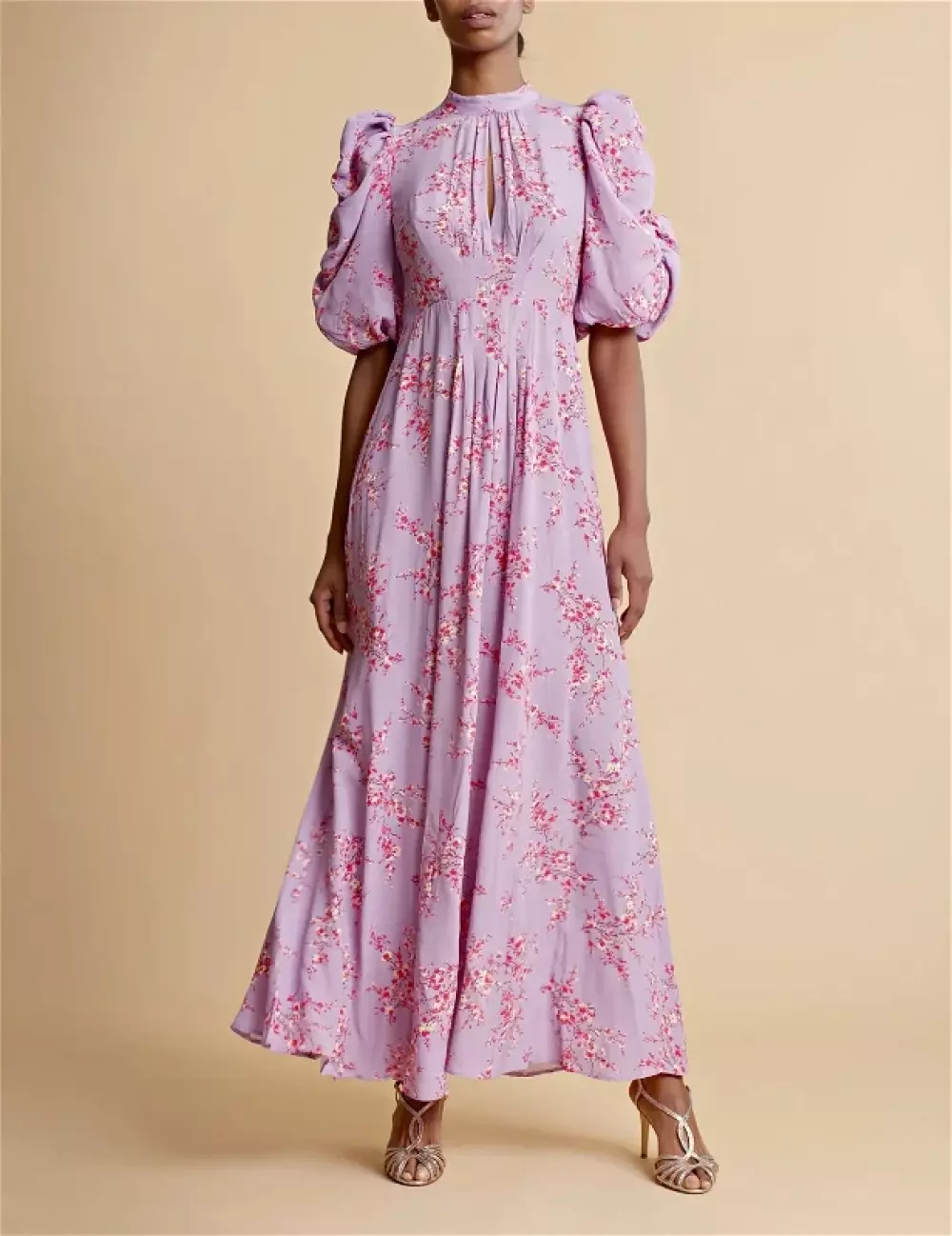 Spring Midi Dress 406 - Cherry Blossom